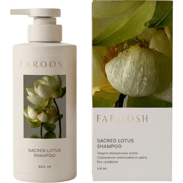 Faroosh Бессульфатный шампунь Sacred Lotus 500 мл