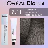 Краска для волос LOREAL DIA Light 7.11 (Блондин пепельный интенсивный) 50 мл