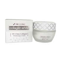 3W CLINIC Восстанавливающий крем для лица с коллагеном Collagen Whitening Cream 60 мл