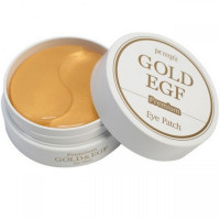 Petitfee Гидрогелевые патчи для век с золотыми частицами и фактором роста Hydrogel eye patch premium Gold &amp; EGF