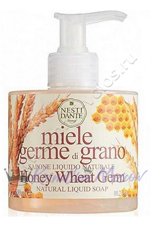 Мыло жидкое Nesti Dante Honey Wheat Germ Liquid Soap (Нести Данте Мёд и Зародыши Пшеницы) 300 мл.