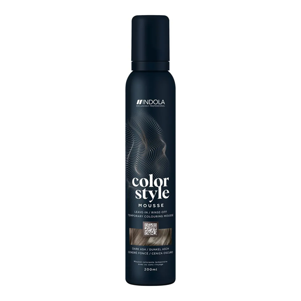 Indola Colour Style Mousse Dark Ash Темный пепельный 200 мл