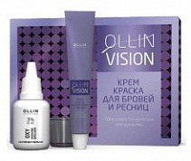 VISION НАБОР для окрашивания бровей и ресниц (Темный графит) OLLIN PROFESSIONAL