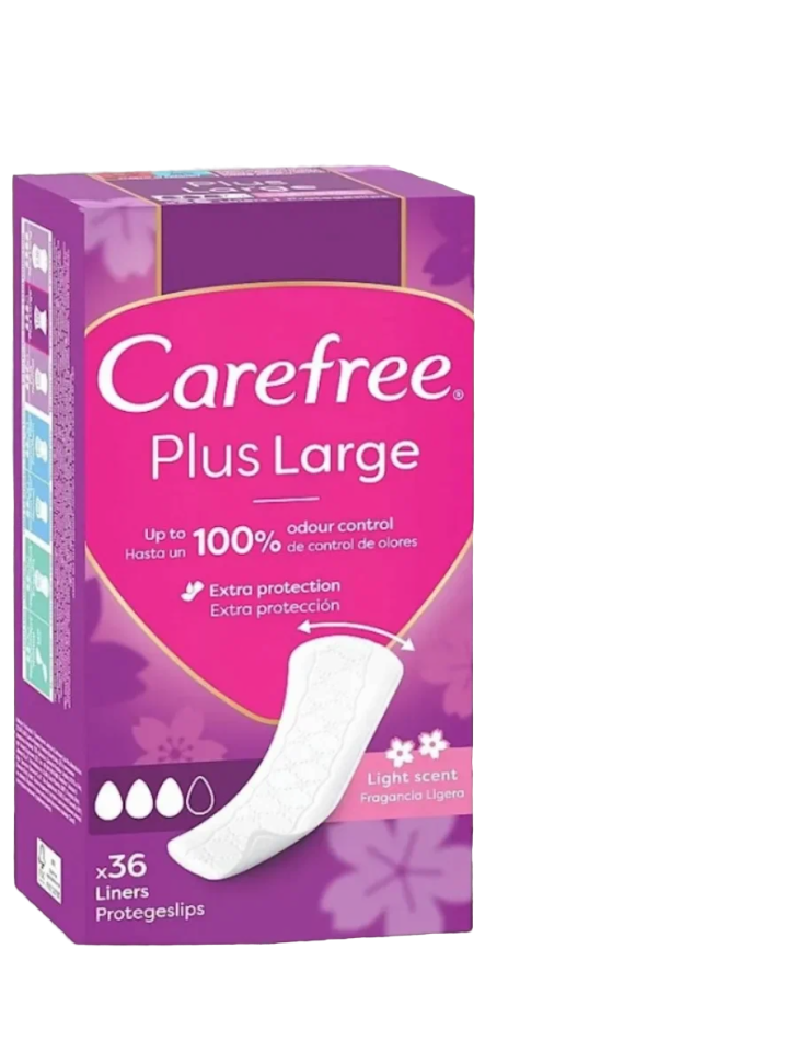 Carefree Гигиенические прокладки Plus Large 36 шт.