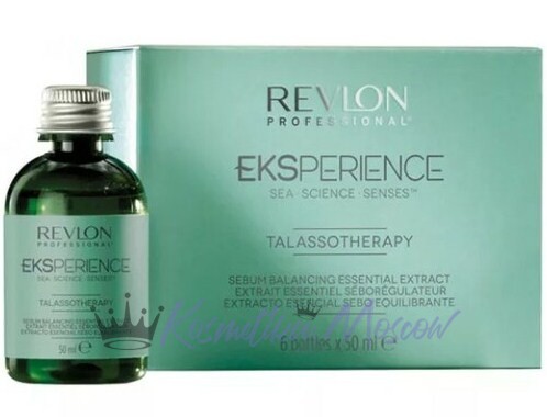 Revlon Professional Средство против жирности кожи головы Eksperience Talassotherapy Sebum Balancing Essential Oil Extract, 6 x 50 мл