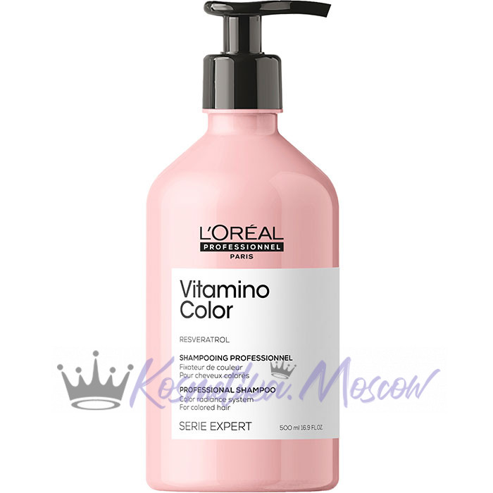 Шампунь фиксатор цвета для окрашенных волос - Loreal Vitamino Color AOX Shampoo (Витамино колор шампунь) 500 мл