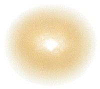 Валик для прически DEWAL, сетка, блондин d10см