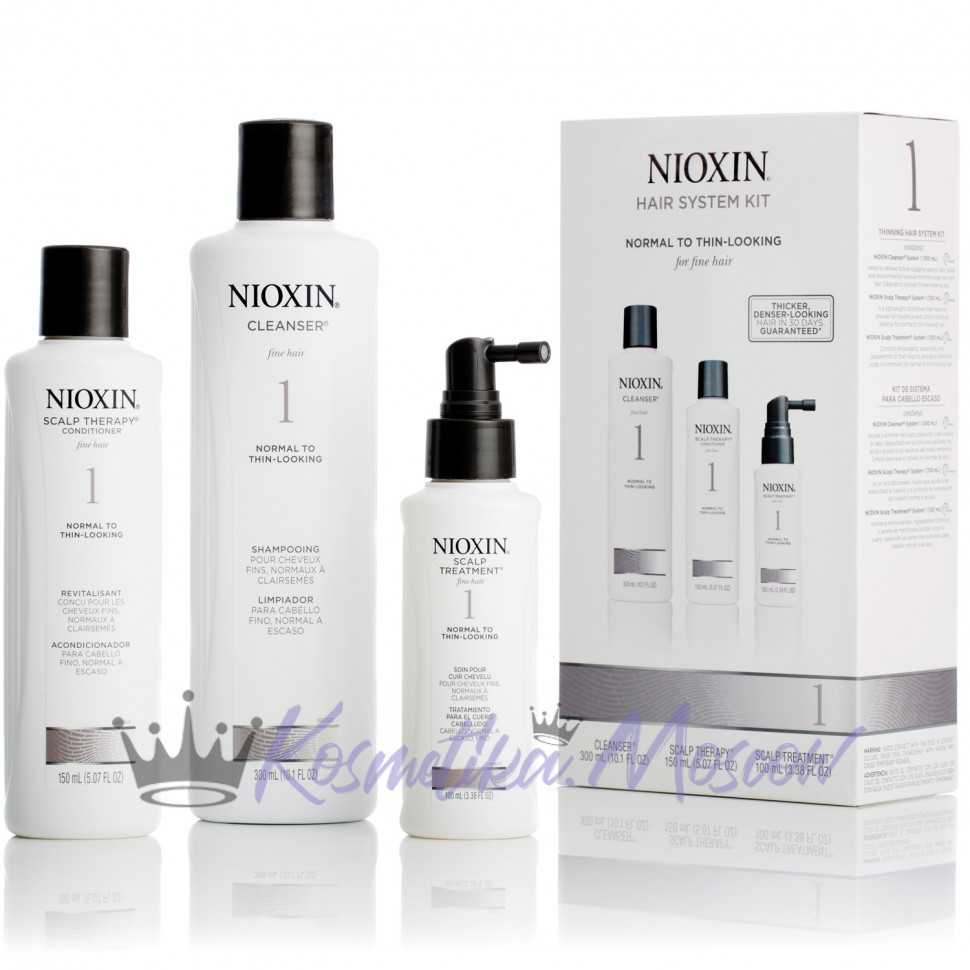 Набор Система 1 - Nioxin System 1 Kit 150 мл+150 мл+50 мл