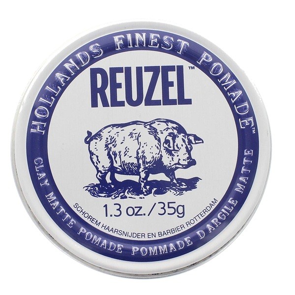 REUZEL Помада для укладки волос Matte Clay на водной основе Средняя Фиксация 35 гр