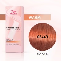 Гель-крем краска Wella Shinefinity 05/43 Острый Перец