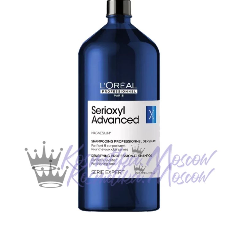 Шампунь для уплотнения волос Loreal SERIOXYL Advanced - 1500 мл