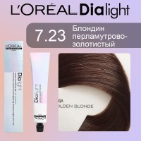 Краска для волос LOREAL DIA Light 7.23 (Блондин перламутрово-золотистый)