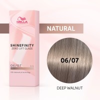 Гель-крем краска Wella Shinefinity 06/07 Грецкий орех
