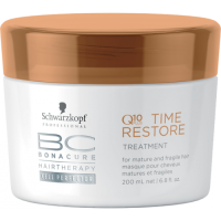 Маска возраждающая для зрелых волос - Schwarzkopf Professional BC Time Restore Q10 Plus Treatment 200 мл