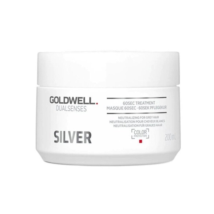 DUAL DUAL SILVER 60 SEC TREATMENT Интенсивный уход за 60 секунд для седых и светлых волос.200 мл