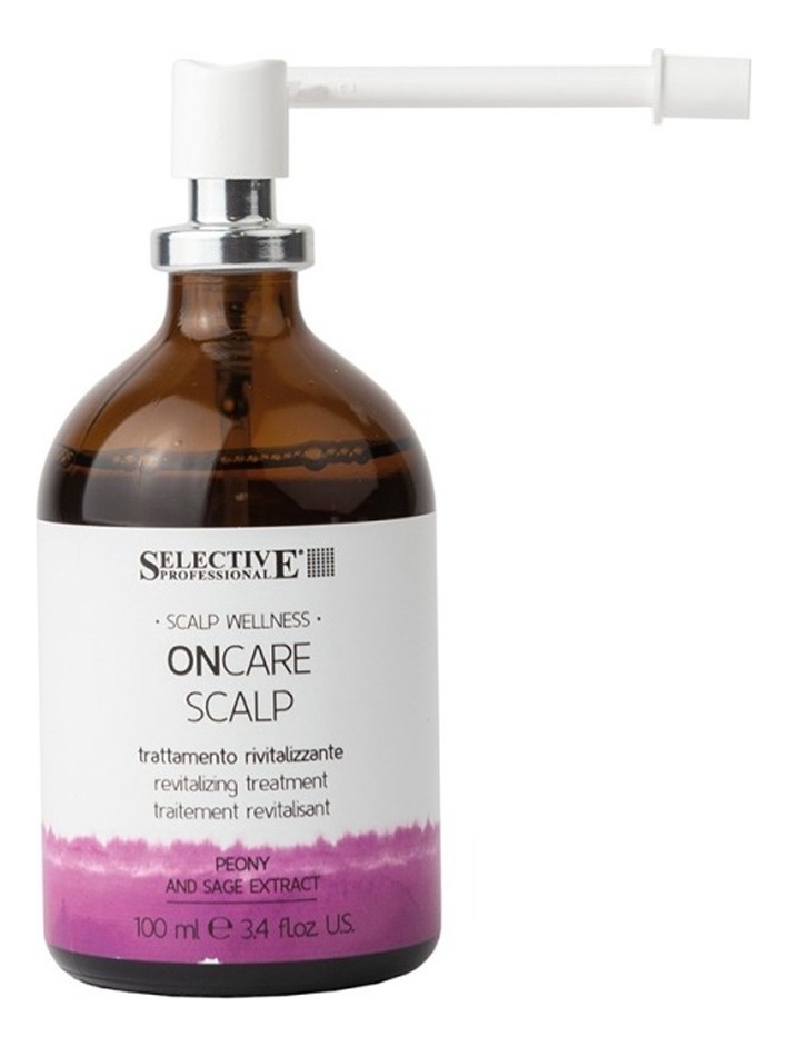 Selective Ревитализирующий спрей для хрупких волос, склонных к выпадению ONCARE SCALP , 100 мл