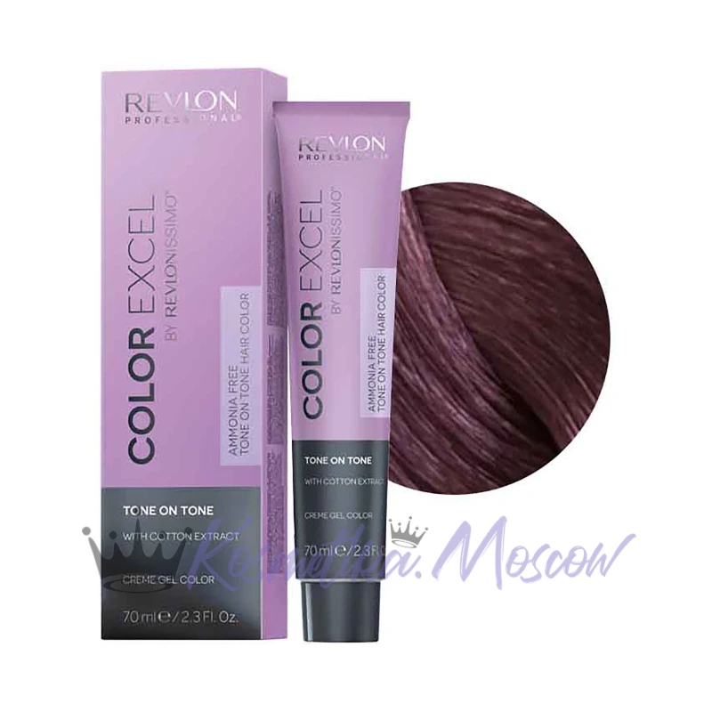 Revlon Professional Краска для волос Color Excel, 55.20 Интенсивный Светлый Коричневый Насыщенный Фиолетовый, 70 мл