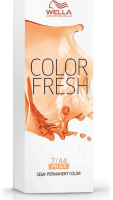 WELLA PROFESSIONAL 7/44 КРАСИТЕЛЬ Color Fresh (блонд красный интенсивный) - 75 мл