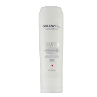 Goldwell Dualsenses Silver Conditioner - корректирующий кондиционер для седых и светлых волос, 200 м