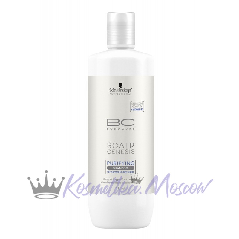 Schwarzkopf BONACURE Scalp Genesis Шампунь очищающий Purifying shampoo 1000мл
