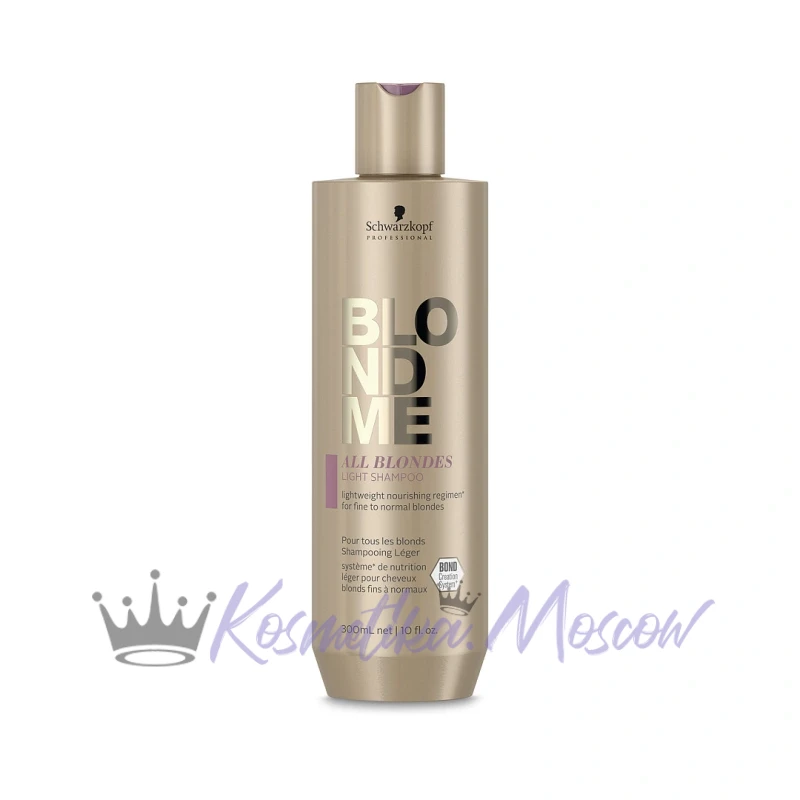Schwarzkopf Professional Шампунь для тонких волос BlondMe Light Shampoo, 300 мл