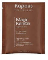 Обесцвечивающий порошок с кератином для волос - Kapous Fragrance free Magic Keratin Bleaching Powder Non Ammonia 30 г