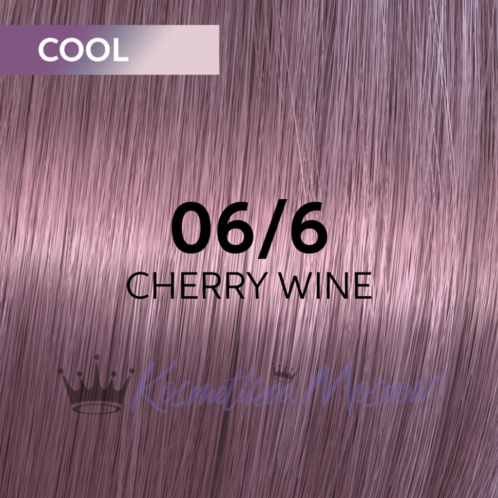 Гель-крем краска Wella Shinefinity 06/6 Вишневое Вино