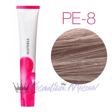 Lebel Materia 3D Pe-8 (светлый блондин перламутровый) - Перманентная низкоаммичная краска для волос 80 мл