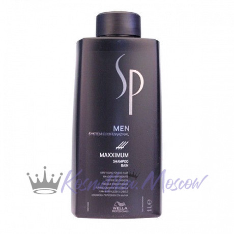 Максимум шампунь против выпадения волос - Wella SP Men Maxximum Shampoo 1000 мл