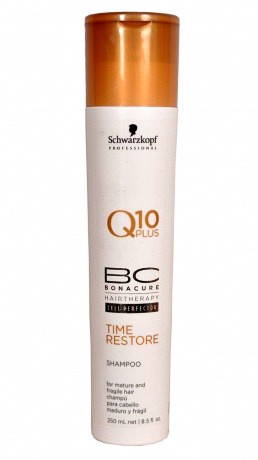 Шампунь возраждающий для зрелых волос - Schwarzkopf Professional BC Time Restore Q10 Plus Shampoo 250 мл