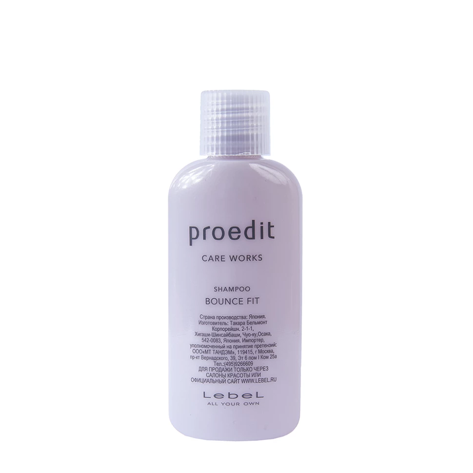 Шампунь для волос PROEDIT SHAMPOO BOUNCE FIT 30мл