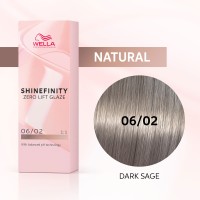 Гель-крем краска Wella Shinefinity 06/02 Темный Шалфей