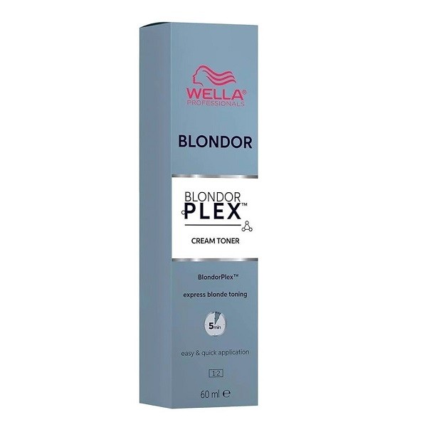 Wella BlondorPlex Cream Toner тонер для волос /81 Pale Silver 60мл