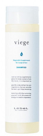 Шампунь восстанавливающий для волос и кожи головы - Lebel Viege Shampoo 240 мл