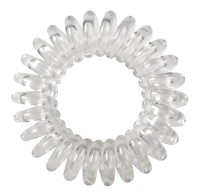 Резинки для волос Dewal Beauty Пружинка, цвет прозрачный (3 шт.)