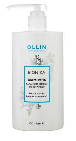 Шампунь Баланс от корней до кончиков Ollin BioNika Shampoo Bivalent 750 мл