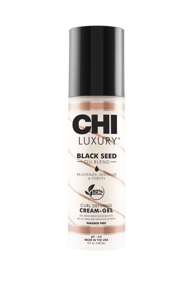 CHI LUXURY BLACK SEED OIL CURL DEFINING CREAM GEL Крем-Гель для Кудрей 148мл.