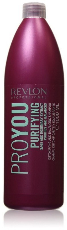 Шампунь для очищения и восстановления жирового баланса - Revlon PROYOU Purefying Shampoo 1000 мл