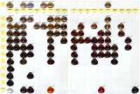 OLLIN Professional / Рабочая палитра OLLIN COLOR с синтетическими прядями на краску для волос