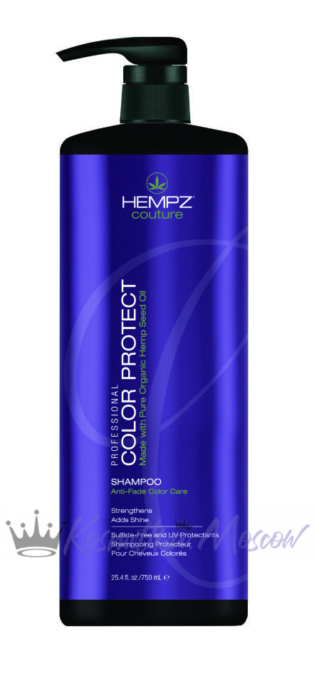 Шампунь для окрашенных волос без сульфата Hempz Color Protect Shampoo 750 мл.