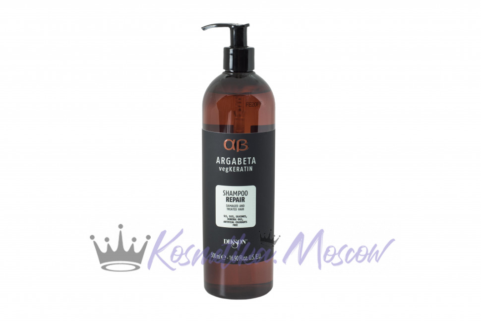 DIKSON Shampoo REPAIR/Шампунь для ослабленных и химически обработанных волос с ГИДРОЛИЗИРОВАННЫМИ протеинами 500 мл