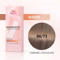 Гель-крем краска Wella Shinefinity 06/73 Карамель Шоколад