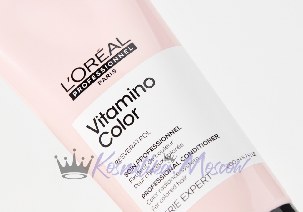 Кондиционер для окрашенных волос - Loreal Vitamino Color Smoothing Conditioner (Витамино Колор Кондиционер) 200 мл