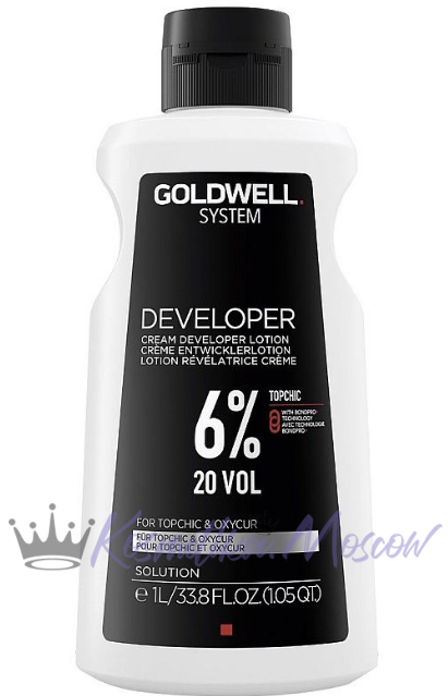 Окислитель 6% - Goldwell Topchic Developer Lotion - 6% 20 Vol 1000 мл