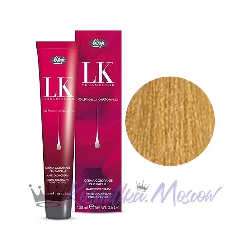 Lisap Milano Краска для волос Lisap LK OIL PROTECTION Complex, 9/07 очень светлый блондин натуральный бежевый, 100 мл