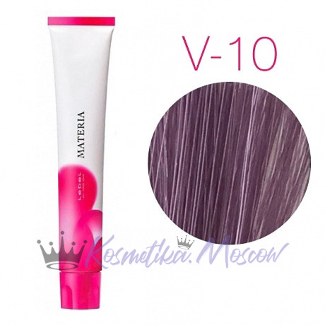 Lebel Materia 3D V-10 (Яркий блондин фиолетовый) - Перманентная низкоаммичная краска для волос 80 мл