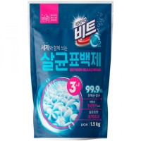LION Кислородный отбеливатель BEAT 02 порошок beat O2 bleach pouch(OEM), 1,5кг