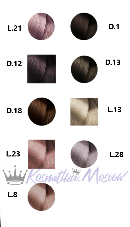Краска для волос Loreal Inoa GLOW Light L.23 - перламутрово-золотистый (розовый кварц)