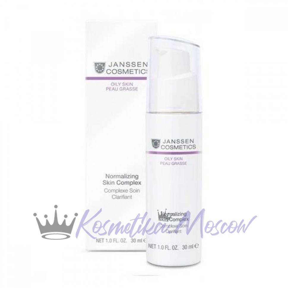 Нормализующий концентрат Janssen Cosmetics Oily Skin Normalizing Skin Complex для ухода за жирной кожей 30 мл.