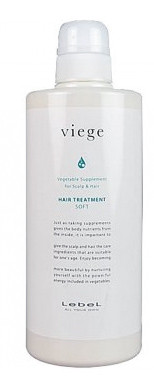 Маска для глубокого увлажнения волос - Lebel Viege Treatment Soft 600 мл